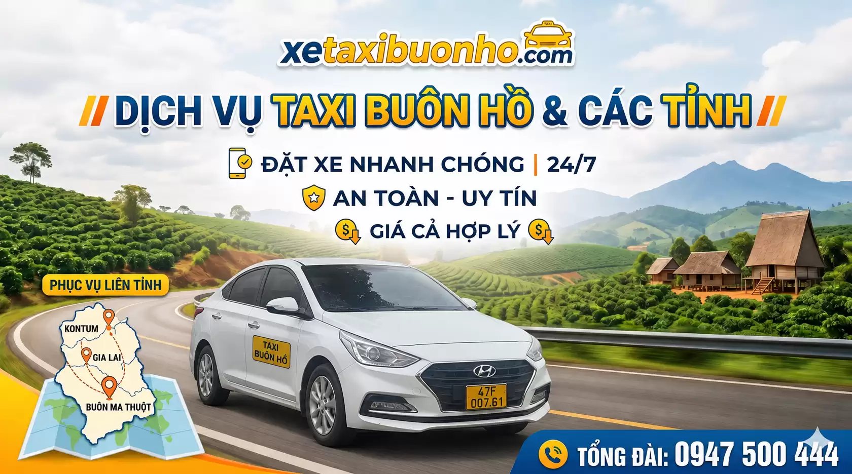 Xe Taxi Buôn Hồ